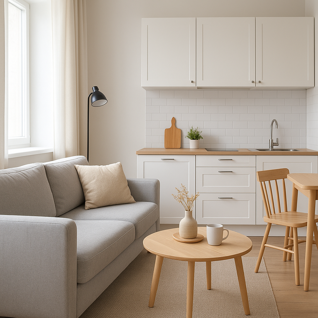 Оптимизация пространства: Интерьер маленькой квартиры