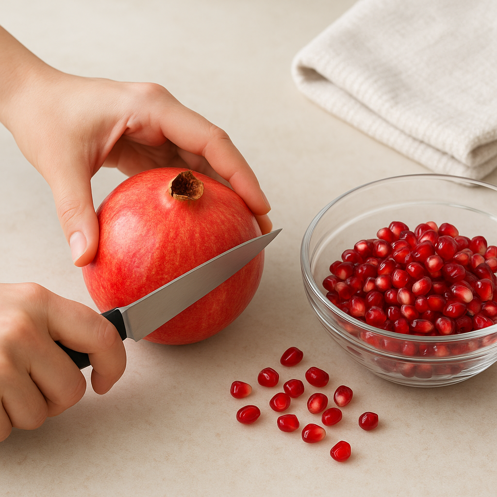 Как быстро и без брызг очистить гранат: практическое руководство