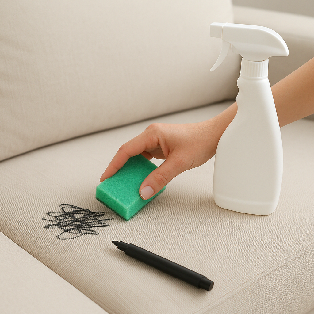 Как эффективно отмыть перманентный маркер от дивана: практическое руководство