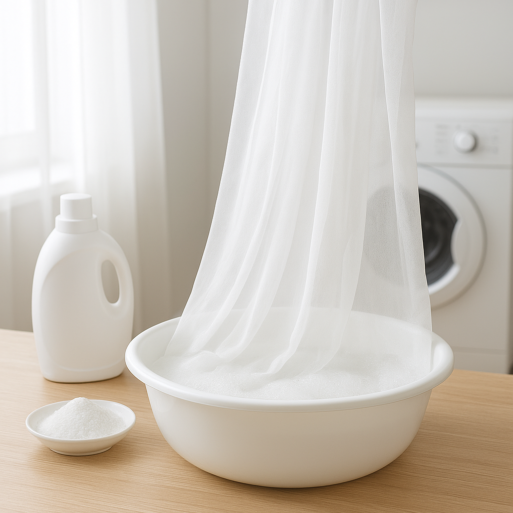 Как отстирать тюль до белизны в домашних условиях: практическое руководство