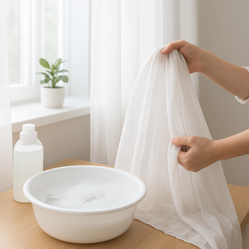 Как отстирать тюль от серости в домашних условиях: практическое руководство