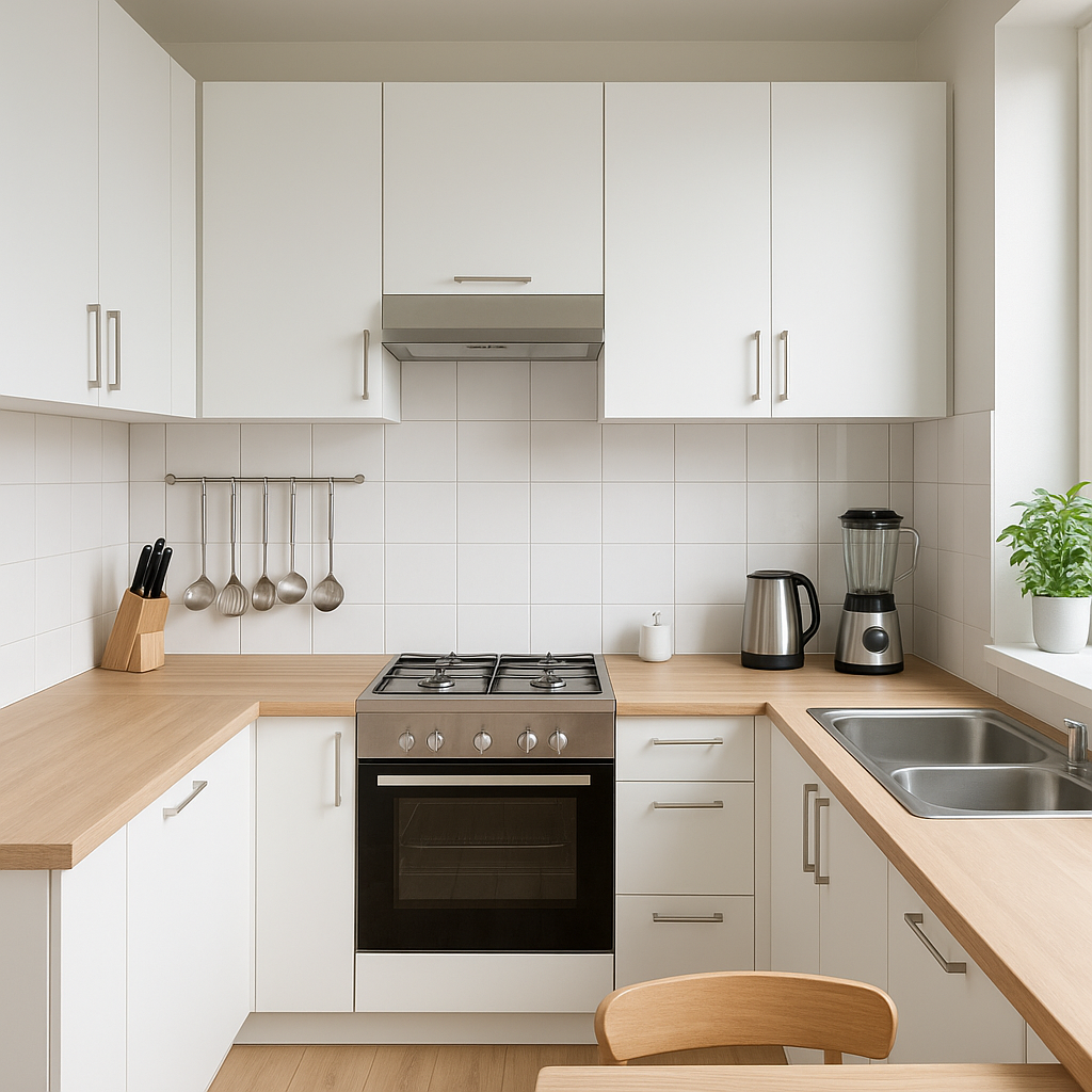 Дизайн кухни 8 кв м: новинки 2018 для панельного дома